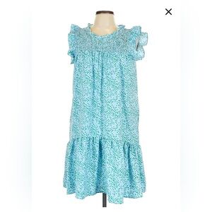 Michelle McDowell Summer Dress Ruffle Sleeves Medium